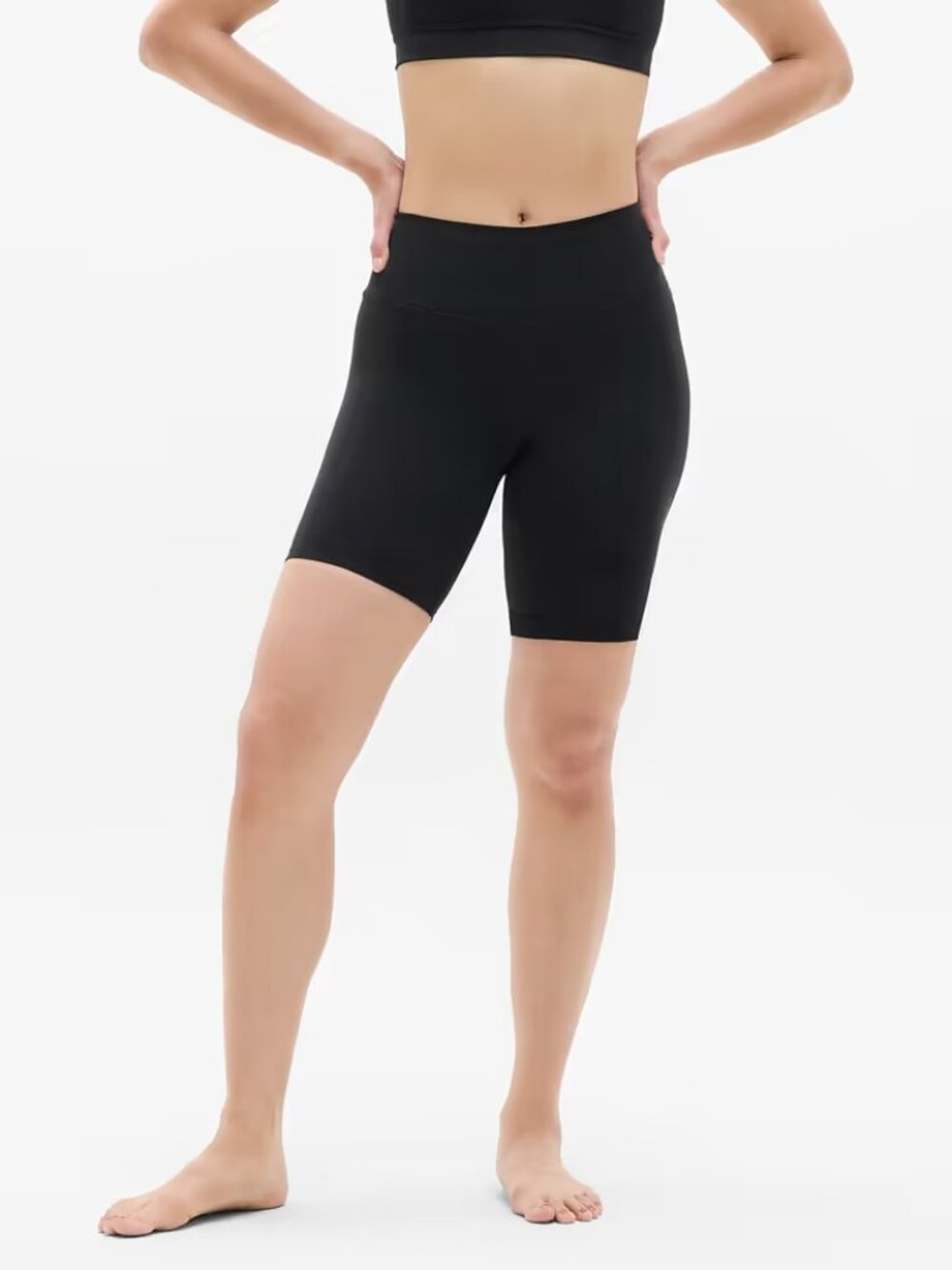 New Athleta XS Transcend 7" Bike Short Black X-Small Regular